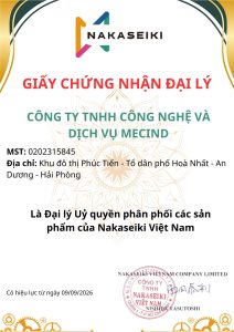 Giấy chứng nhận đại lý Mecind